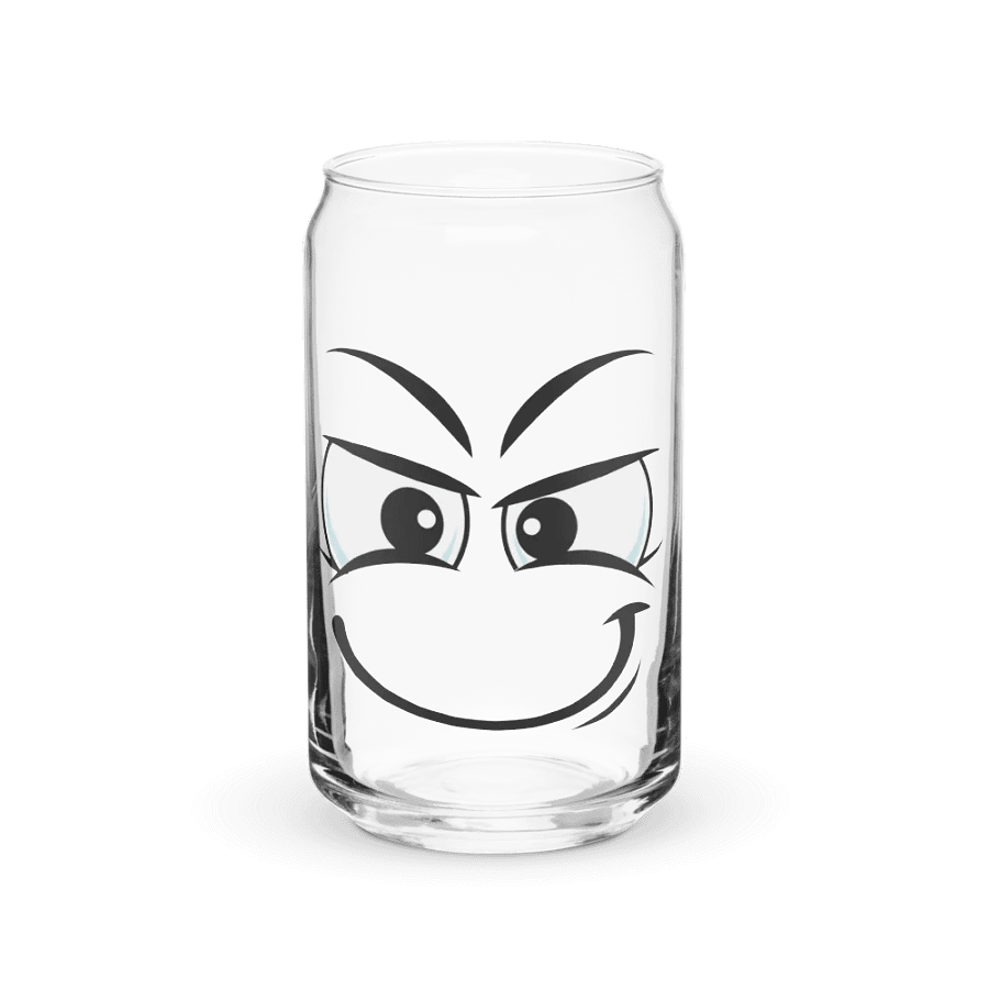 Sneaky Smirk Can-Shaped Glass product image (1)