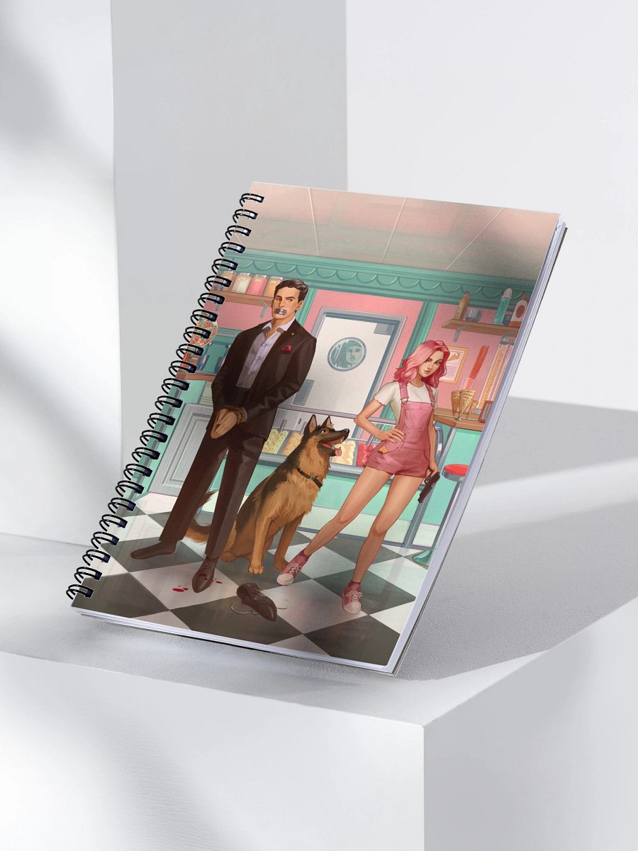 Hot for Hostage Spiral Notebook product image (3)