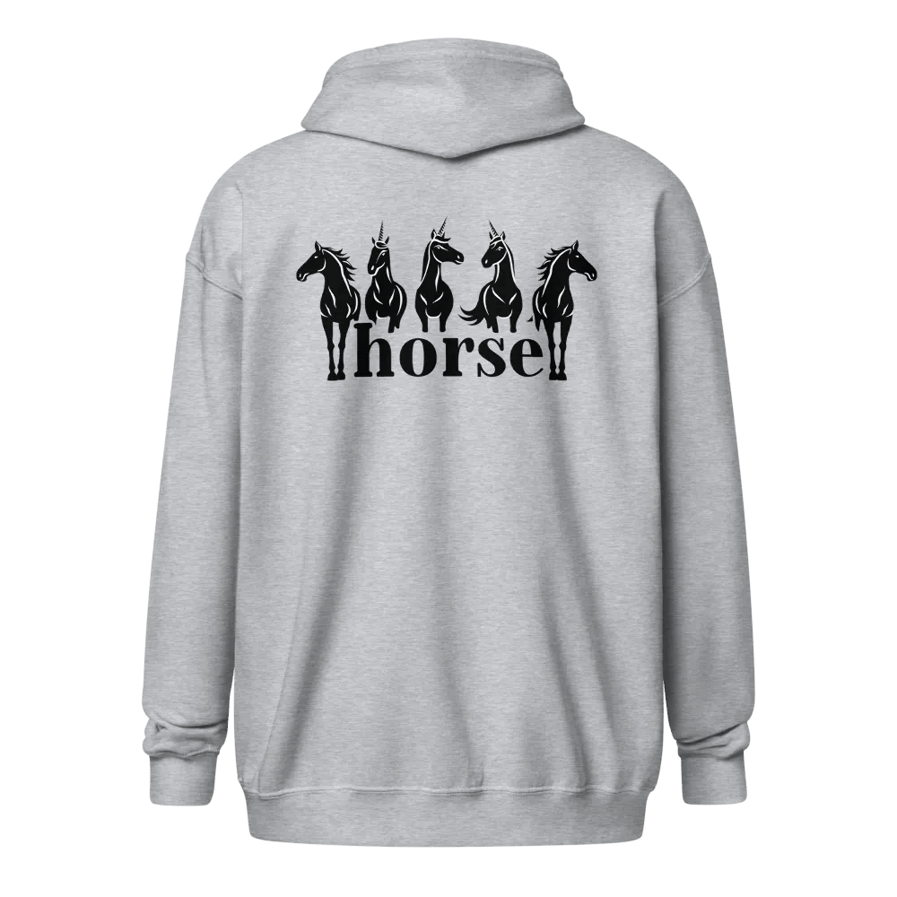 Unicorn Silhouettes Zip Hoodie product image (2)