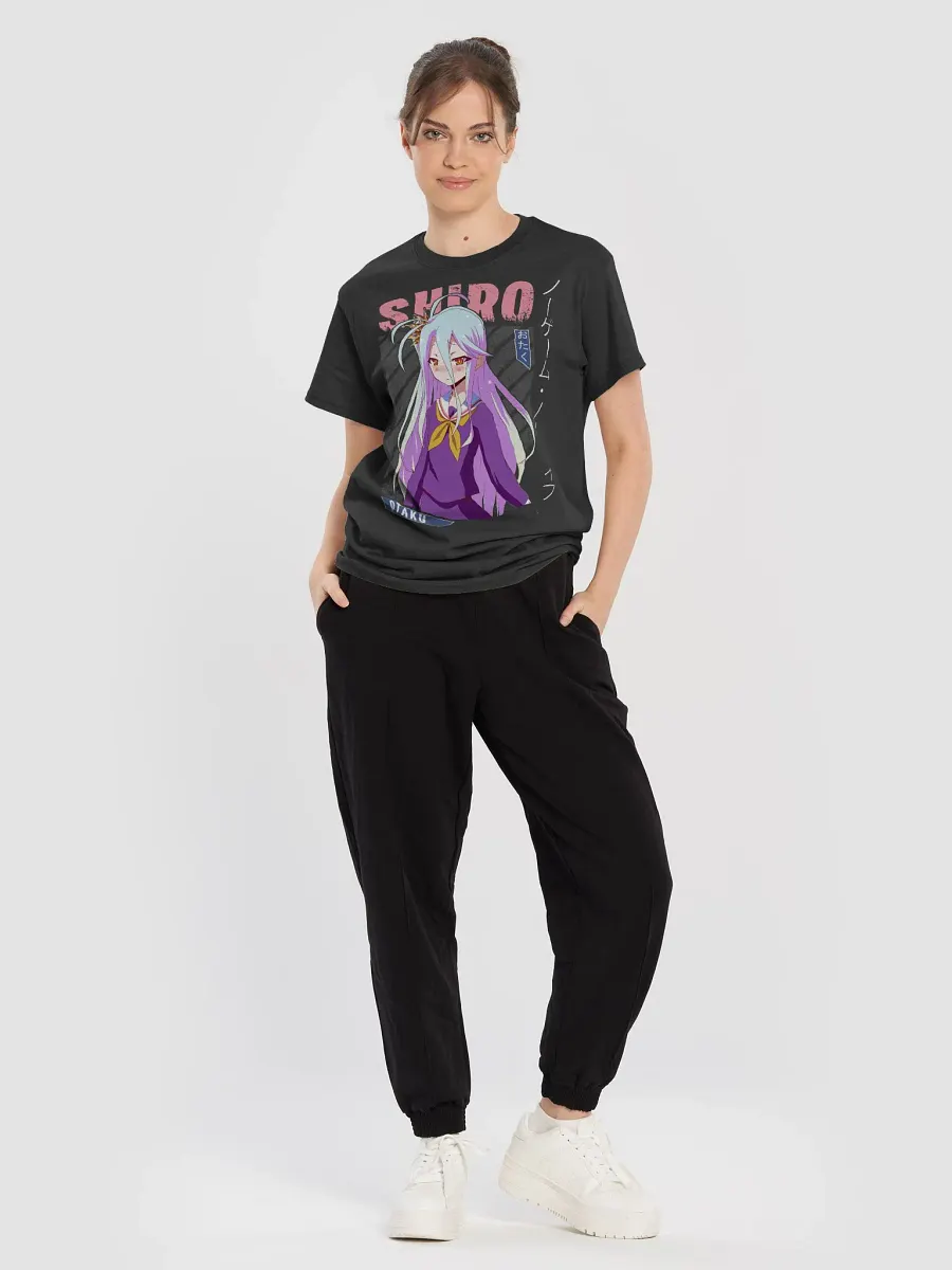No Game No Life Shiro Mystic Aura T-Shirt – Gildan Heavyweight product image (2)