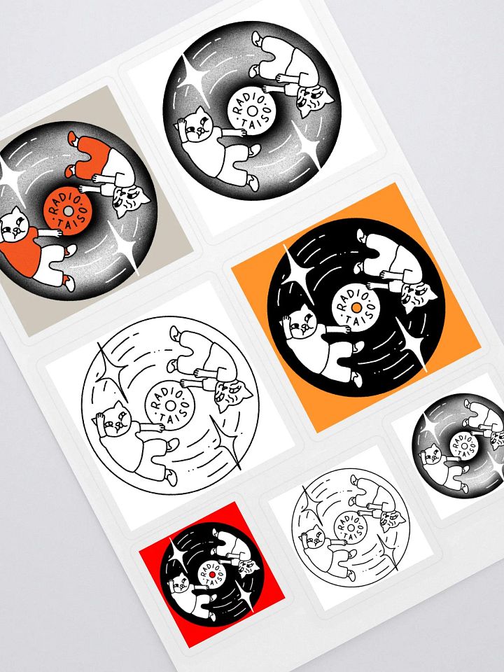 Radio Taiso Sticker Sheet product image (2)