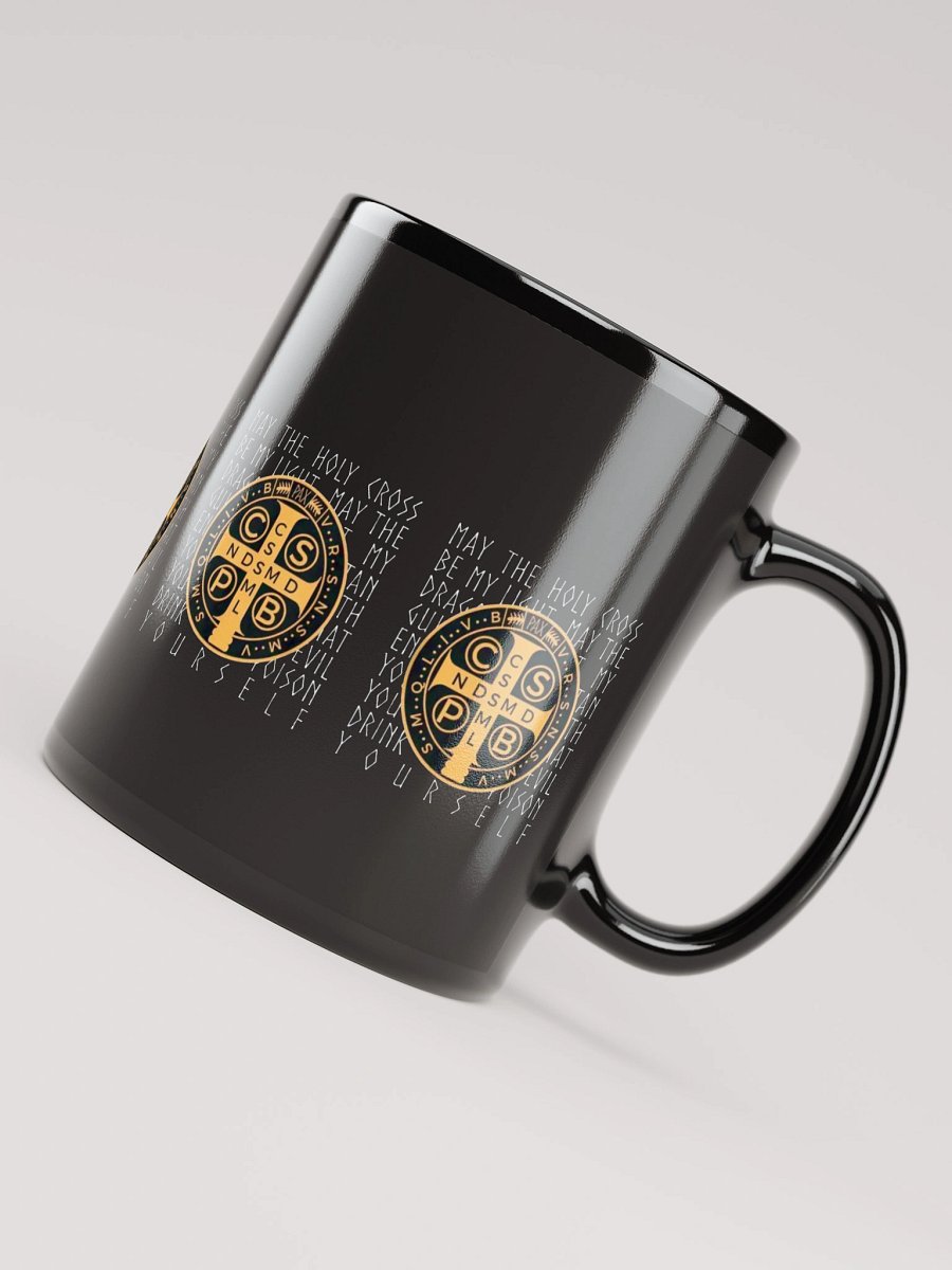 Cross Medallion Black Mug product image (4)
