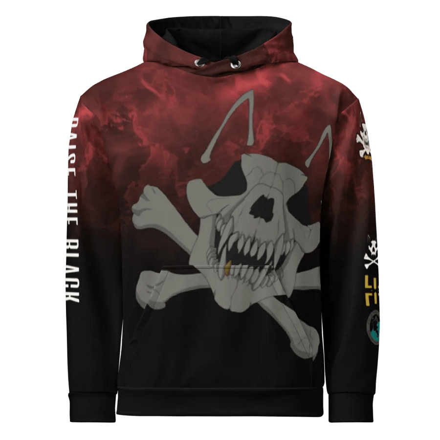 Mongrel Squad Straight Outta Klescher Red/Black Hoodie product image (1)