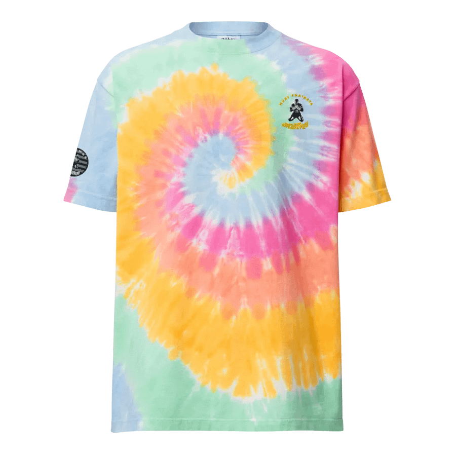 Muay Thaibata Oversized Thai-Dye shirt, sherbet product image (1)
