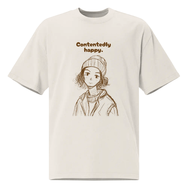 Contentedly Happy Beanie Tee product image (3)