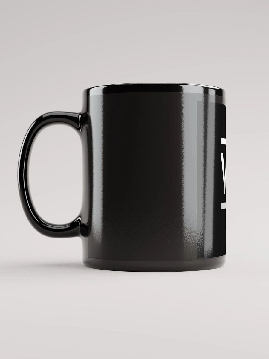 Stylish W&R Logo Black Glossy Mug product image (6)