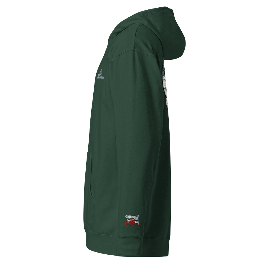 Twin anchor Mount Rainier Marshall Foss Flage - Twin Anchor Front & sleeves (embroidered) product image (3)