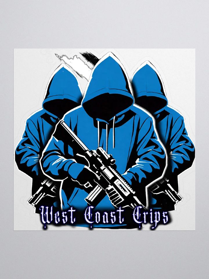 West Coast Crips Stickers product image (1)