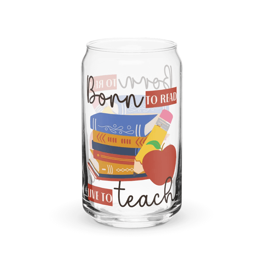Ice Coffee Glass Tumbler Gift For A Book Lover Teacher product image (10)