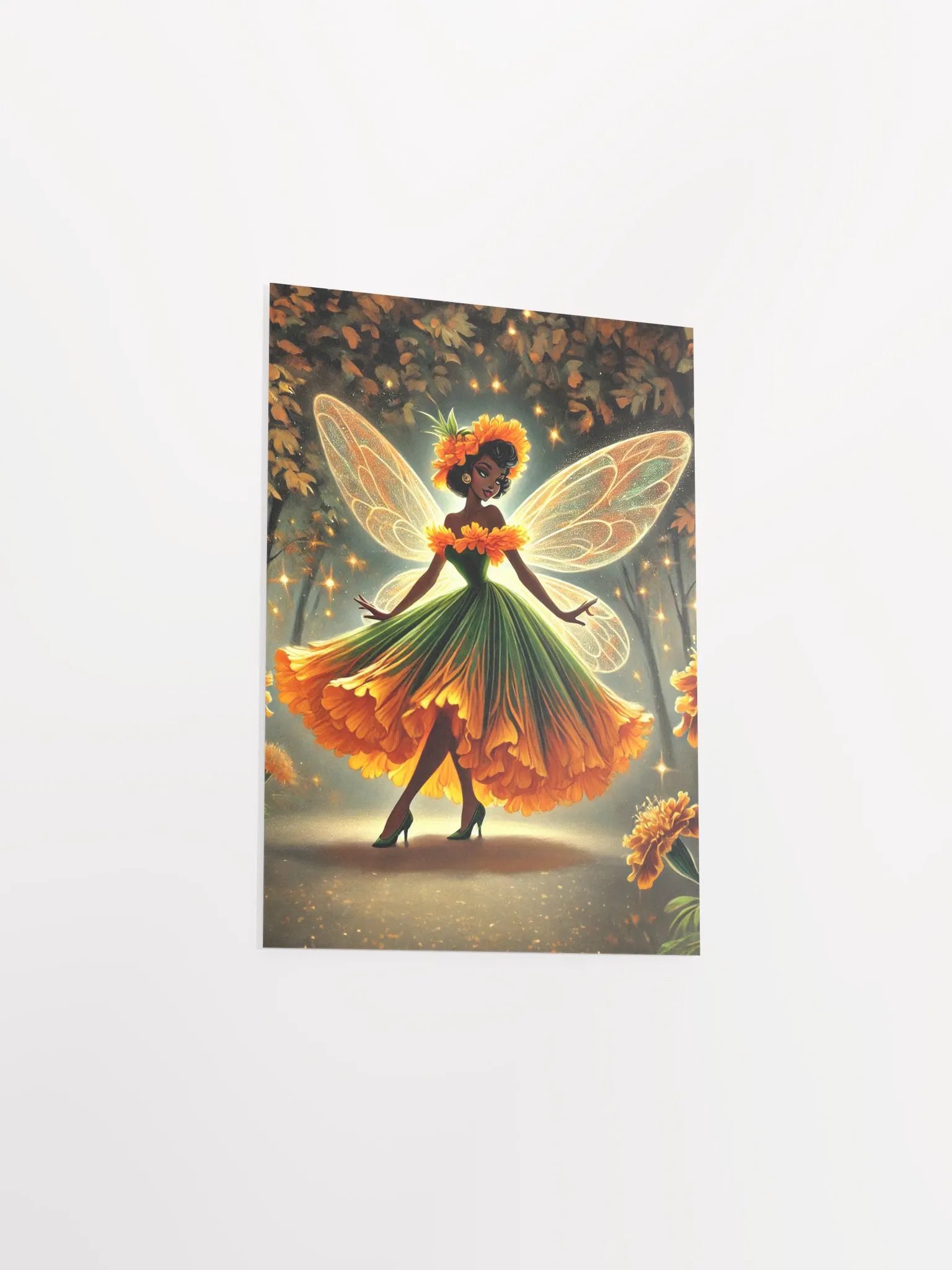 Enchanted Marigold Fairy Premium Matte Poster product image (3)
