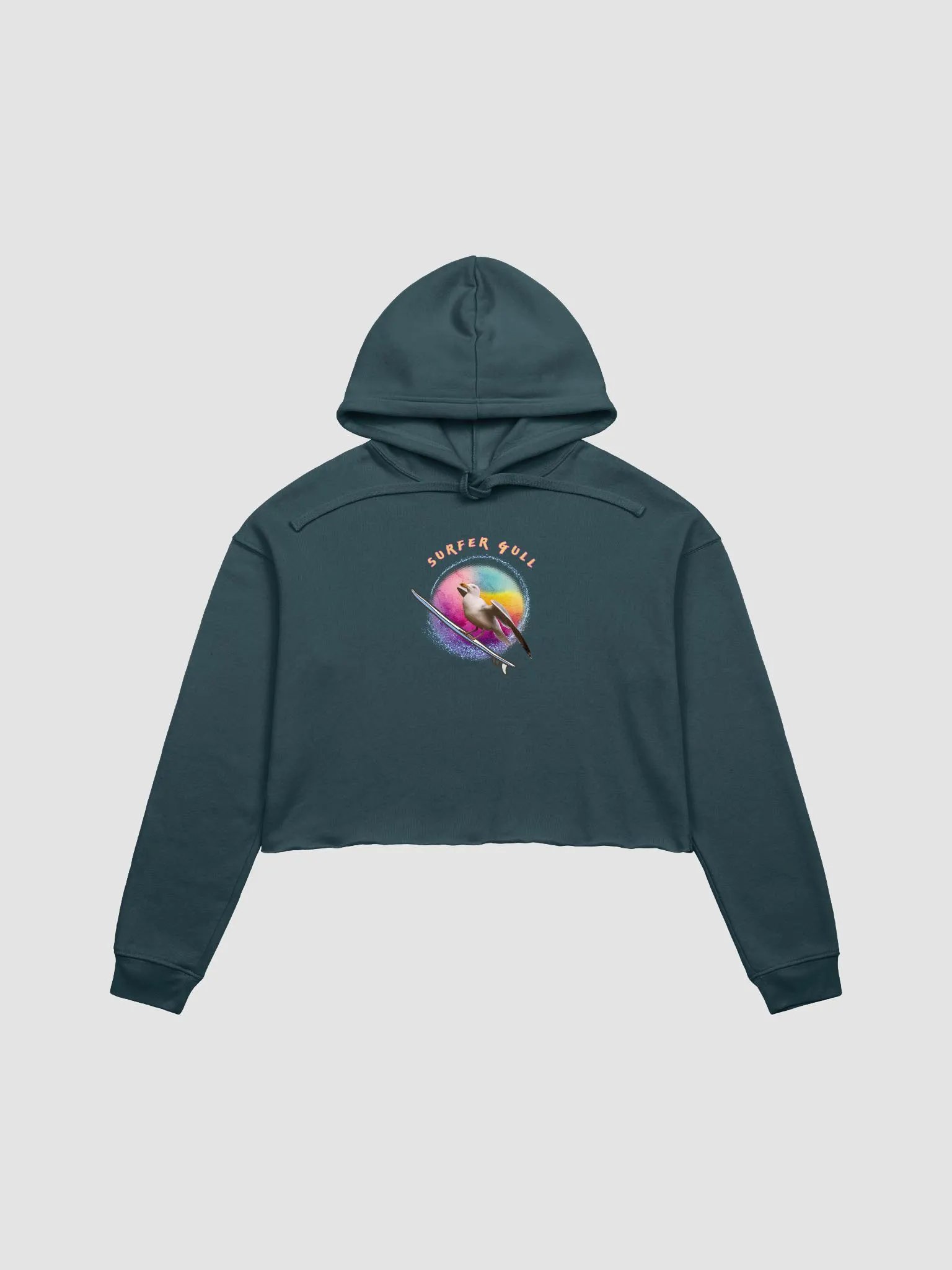 Soleil the Surfer Gull Cropped Hoodie product image (9)