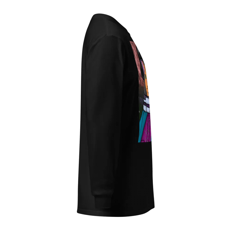 Astronaut kitty Long Sleeve Shirt product image (6)