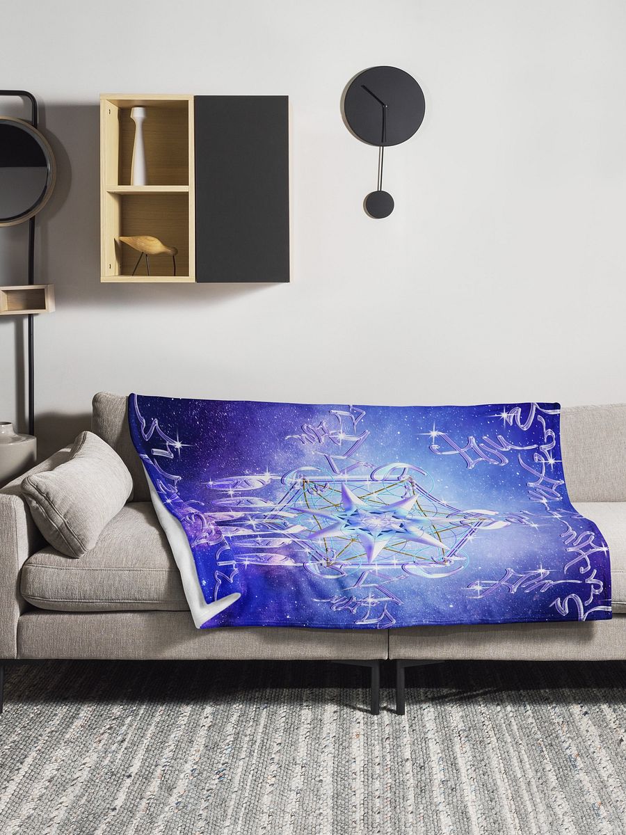 Galactic Dreamstar Light-Tech Fleece Blanket product image (9)