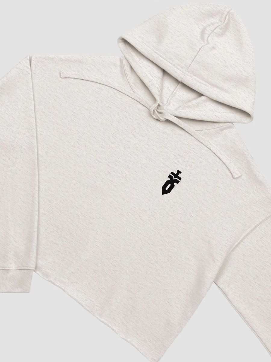 Crop Top Hoodie (Black Logo) product image (7)
