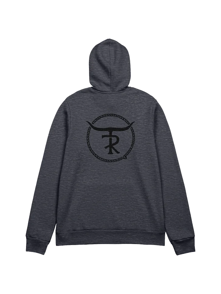 Black "TR" Branding Iron Logo Supersoft Hoodie product image (5)