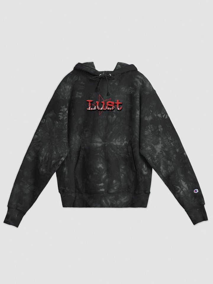 Tempted by Lust Tie-Dye Hoodie (red) product image (2)