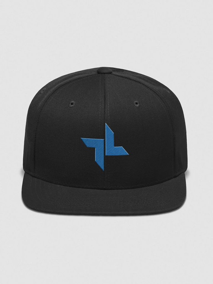 TL Flat Snapback (Wool - Blue Logo) product image (1)