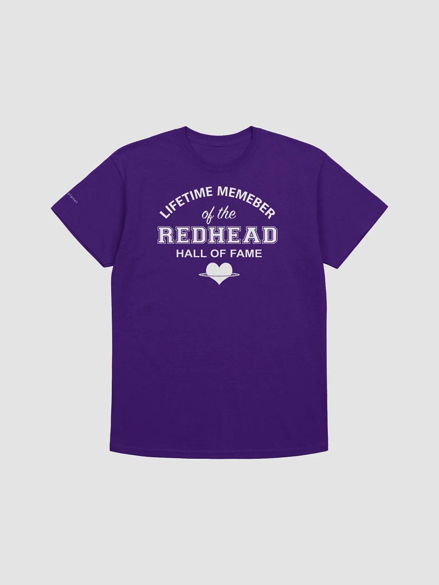 LIFETIME MEMBER of the REDHEAD HEAD HALL OF FAME tee product image (1)