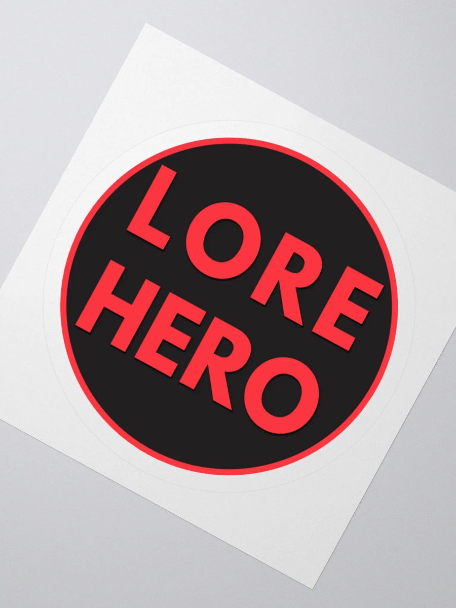 Lore Hero logo sticker product image (4)