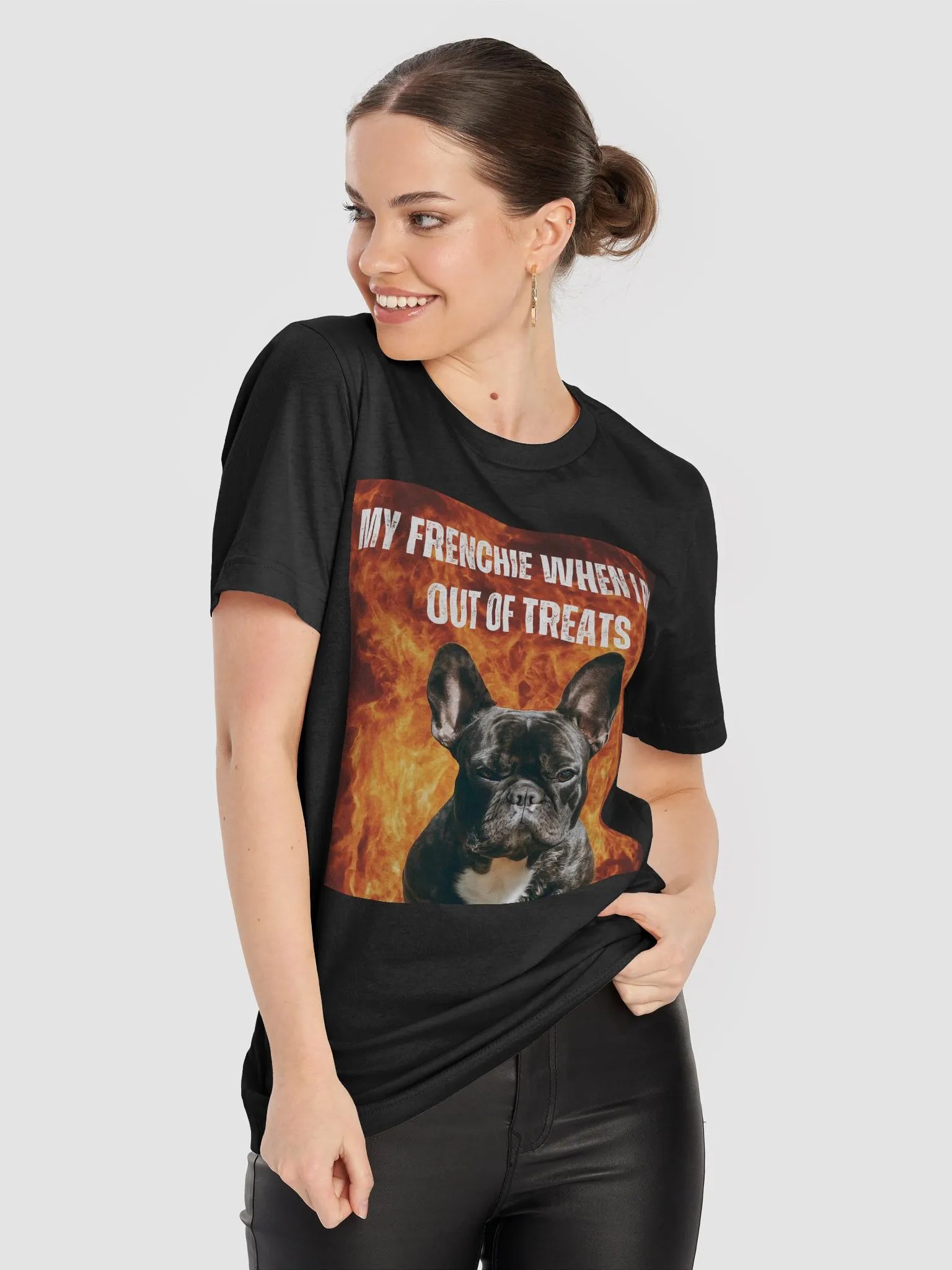 My Frenchie When I Run Out of Treats T-Shirt product image (8)