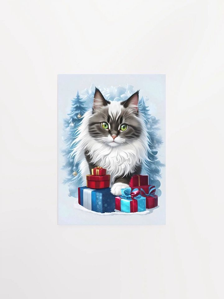 Christmas Kitty Surprise Poster product image (3)