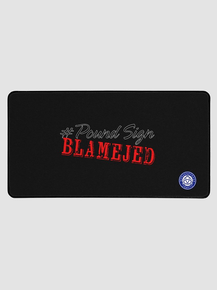 #Pound Sign Blame Jed Deskmat product image (1)
