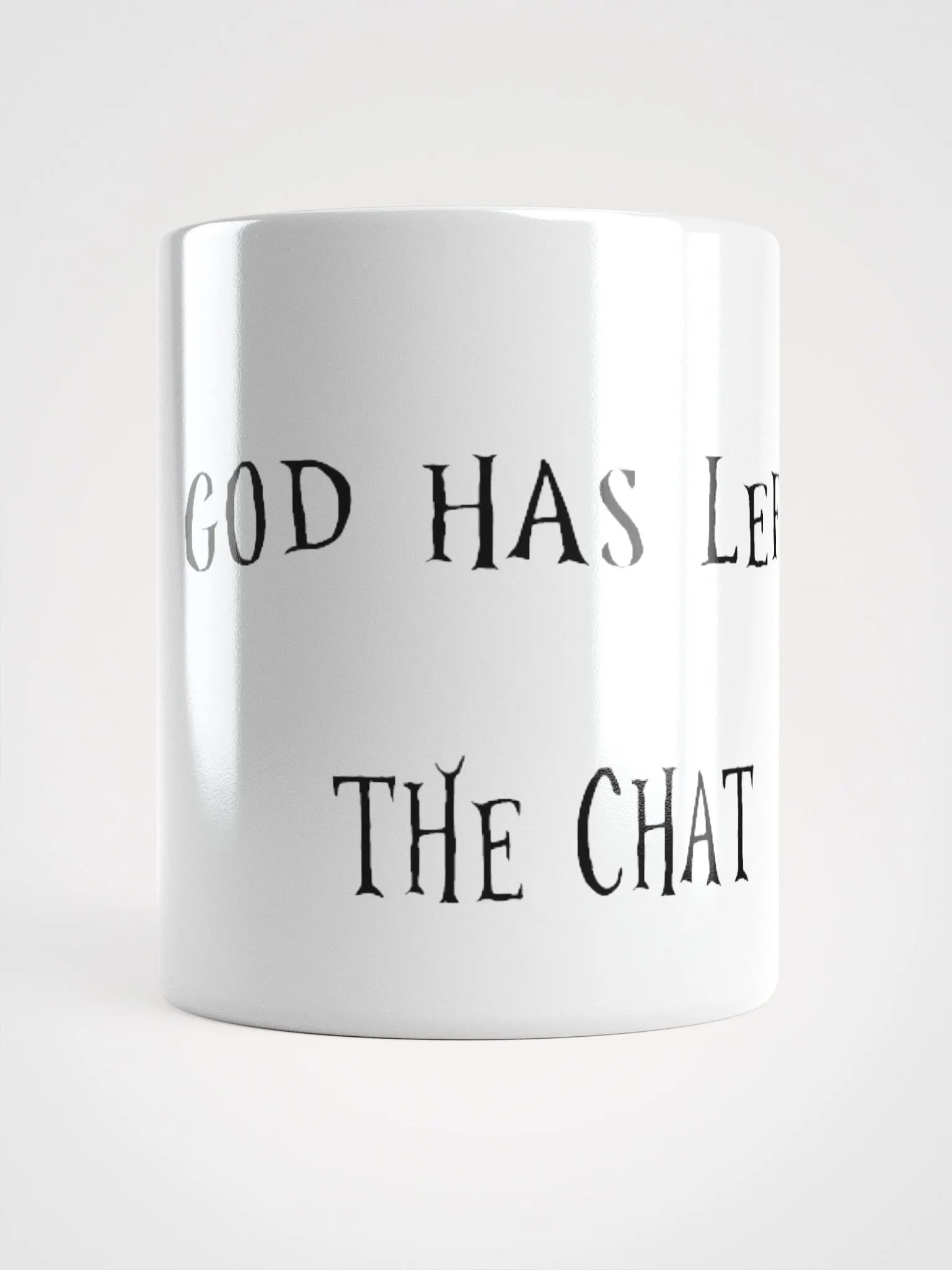 God Has Left The Chat Mug (white) product image (5)