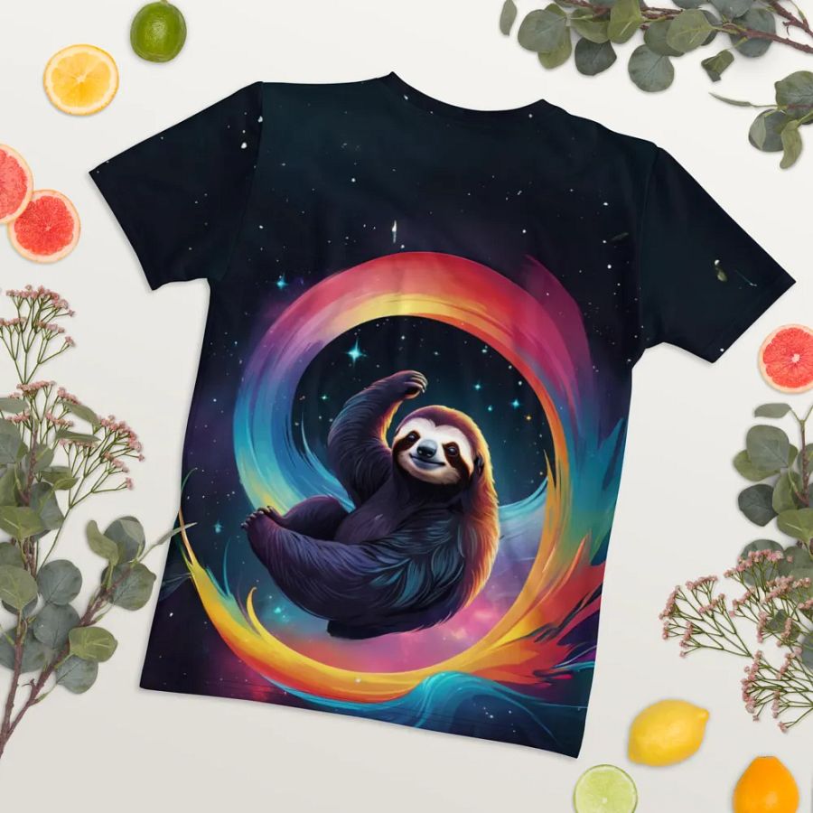 Sloth ASAP As Slow as Possible All Over Print T-shirt product image (8)