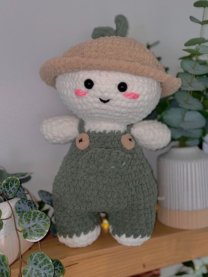 large farmer bean plushie product image (1)
