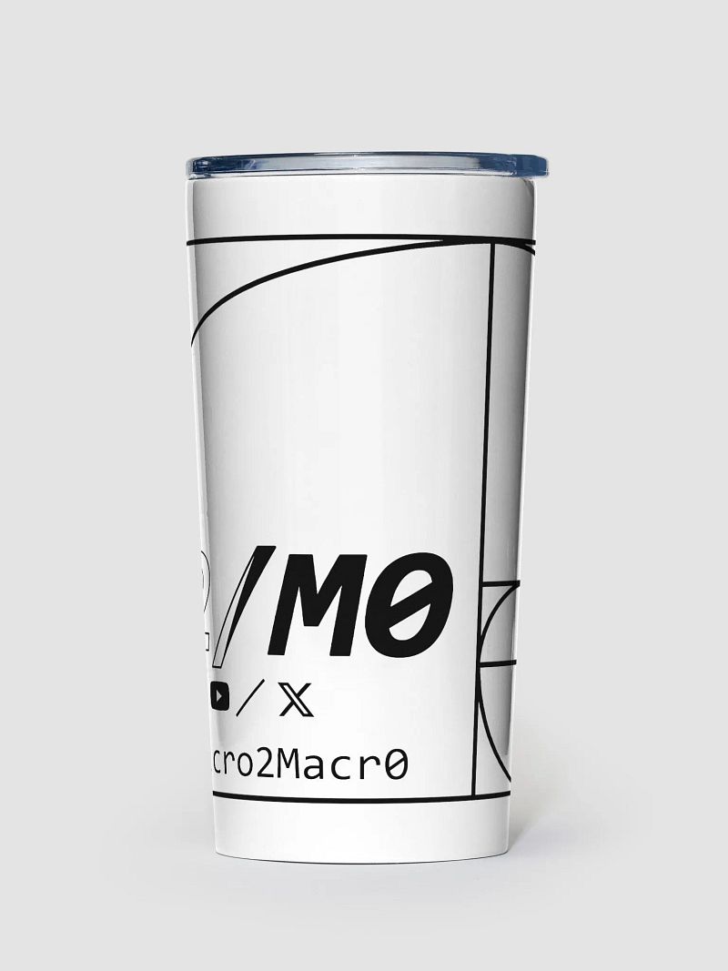 M2/M0 Logo Playful Stainless Steel Tumbler