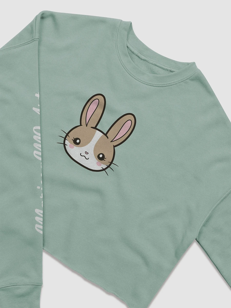Bunny Women's Fleece Crop Sweatshirt product image (6)