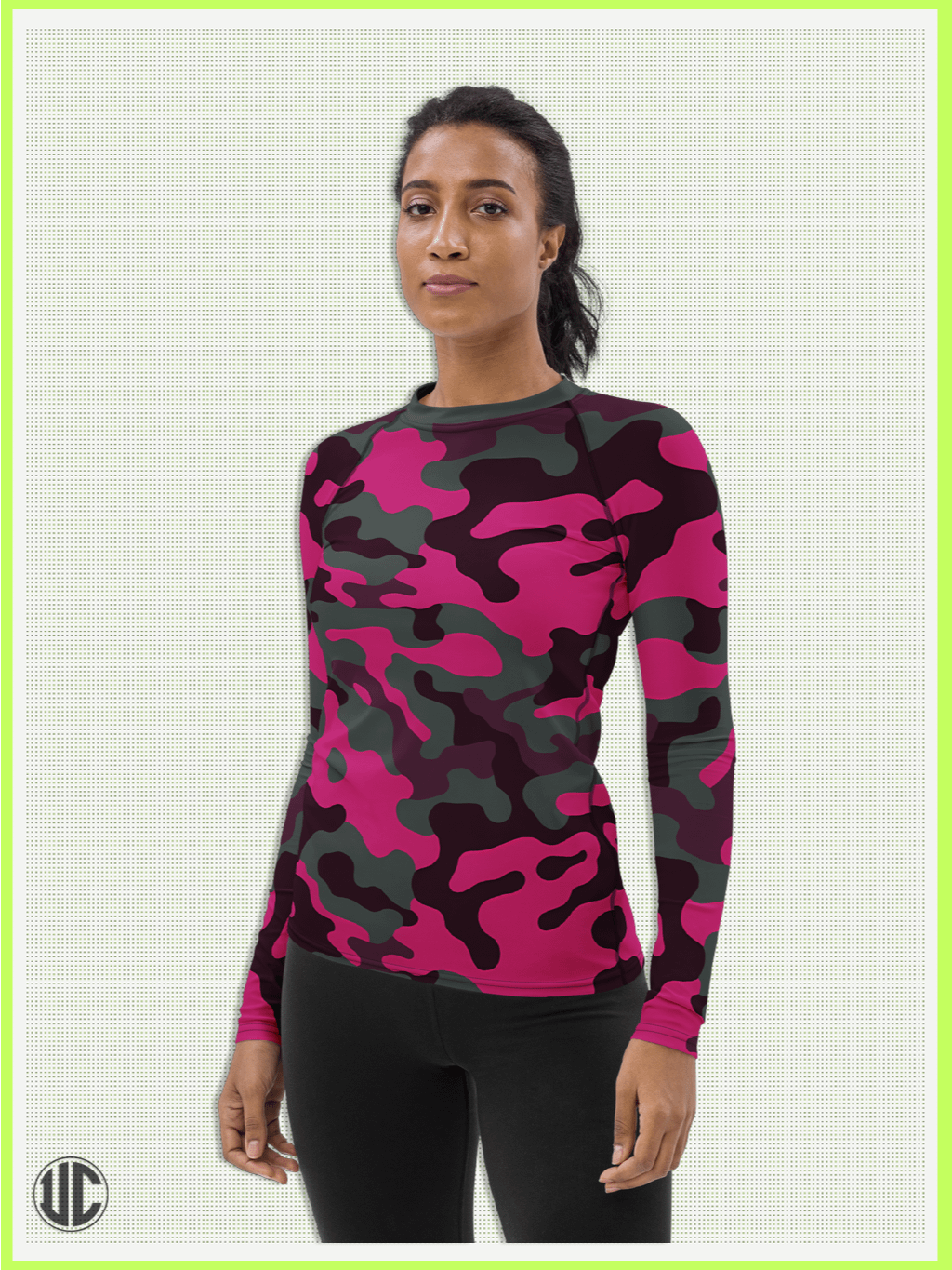 Savage Woodland Pink Camo - Women’s Rash Guard product image (6)