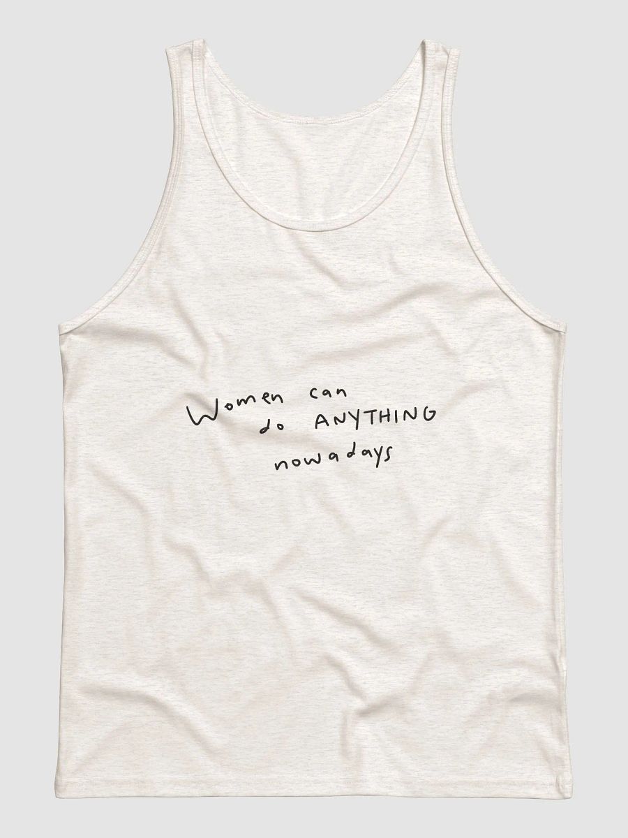 Women Can Do Anything (Black Text) Tank product image (17)
