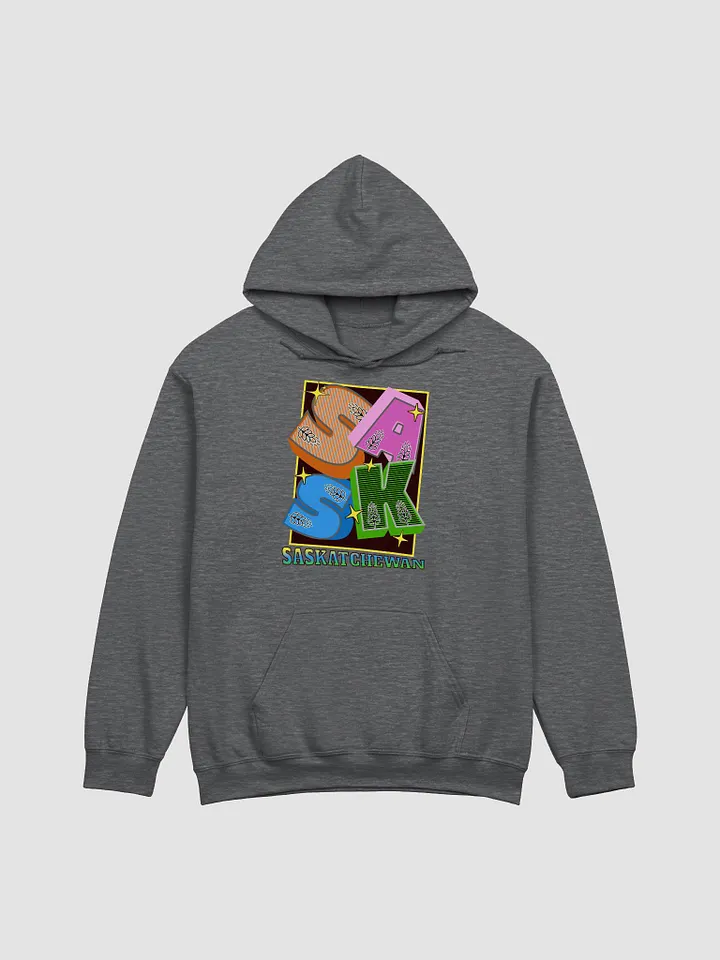 Sask Saskatchewan Block Letter Wheatland Hoodie product image (4)
