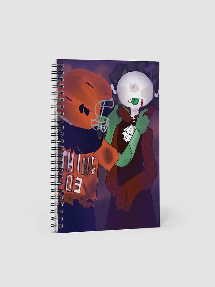 Halloween Thing and Flower Spiral Notebook product image (1)
