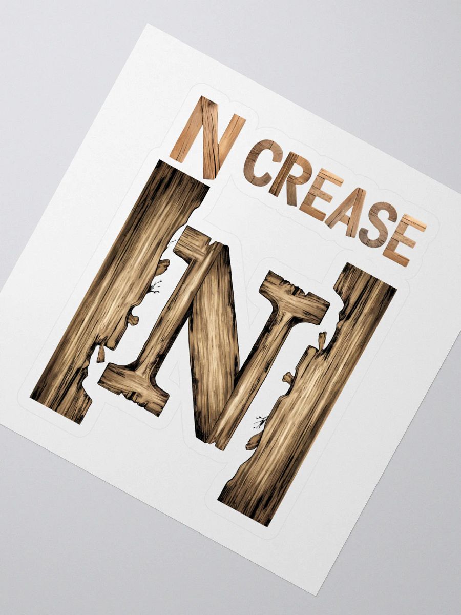 N Crease - Funny Wordplay Sticker product image (2)
