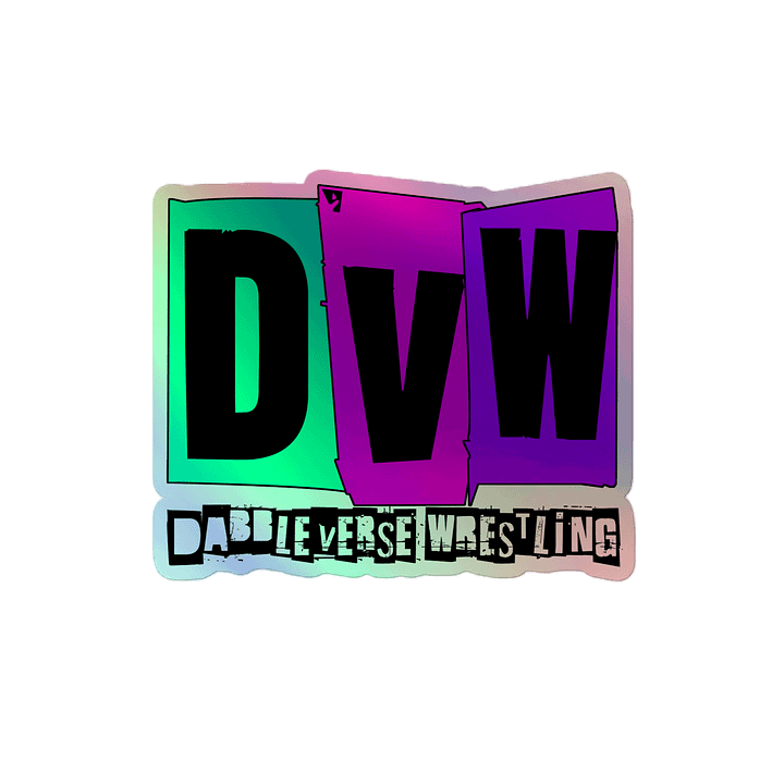 DVW Logo Holo Sticker product image (2)