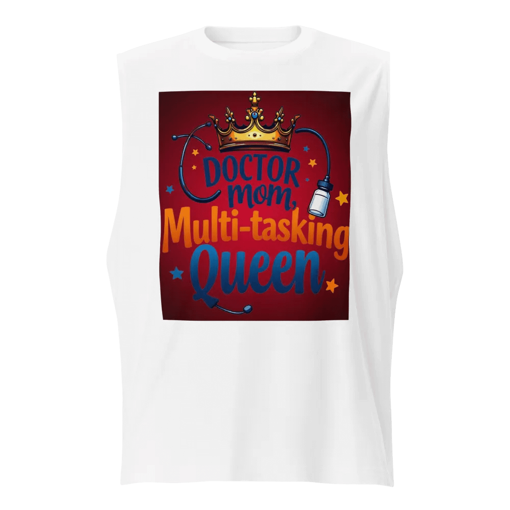 doctor mom, Multi-tasking Queen Muscle Tank product image (5)
