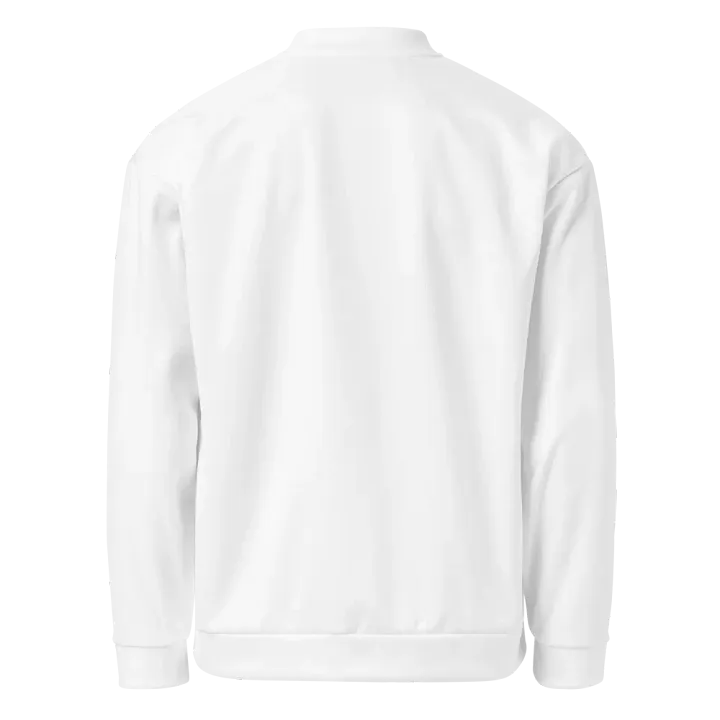 White Zenith Unisex Bomber Jacket product image (2)