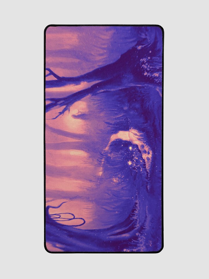 Lyla the witch walking through the Enchanted Forest, Desk Mat product image (2)