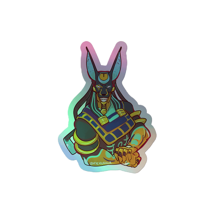 Holo Cyber Anubis Sticker product image (2)