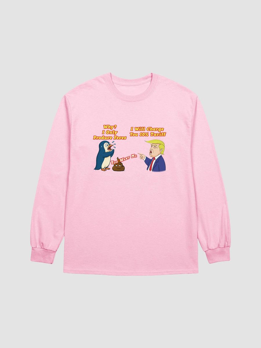 Satirical Penguin Tariff Long Sleeve Tee product image (8)