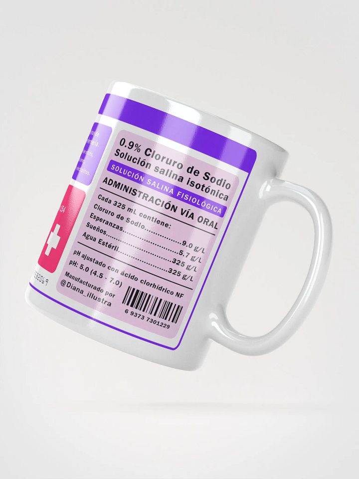 "Lágrimas de estudiante de enfermería" (SPANISH) Ceramic mug product image (2)