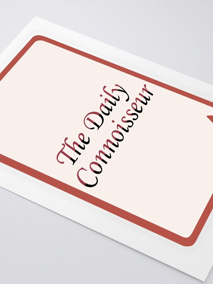 The Daily Connoisseur Queen of Hearts Sticker product image (2)