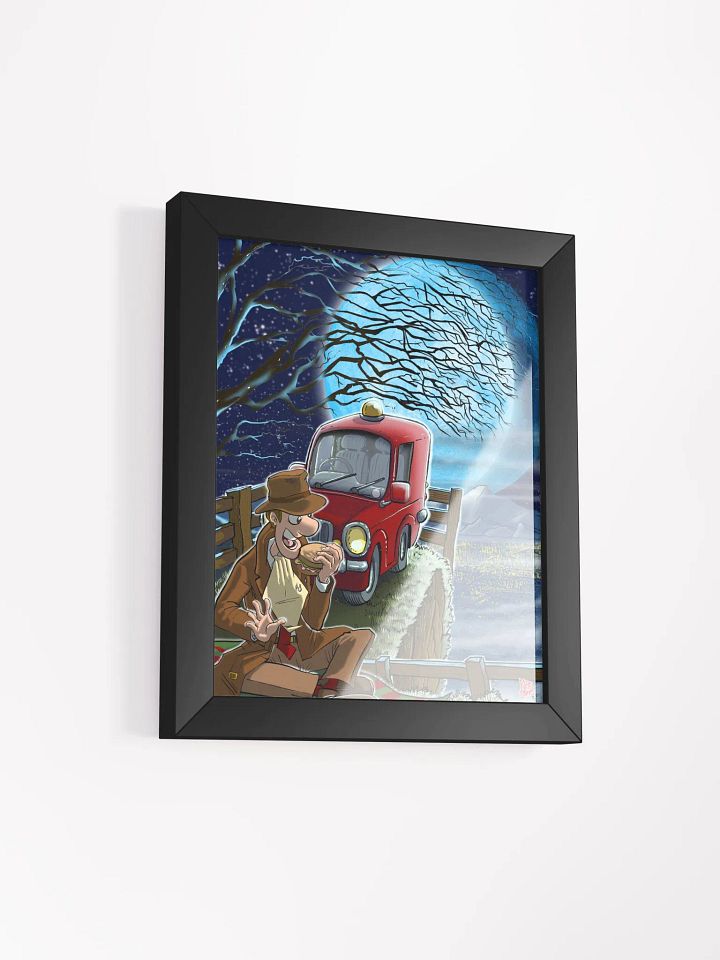 Lunch with Shamus Gumshoe FRAMED POSTER product image (2)