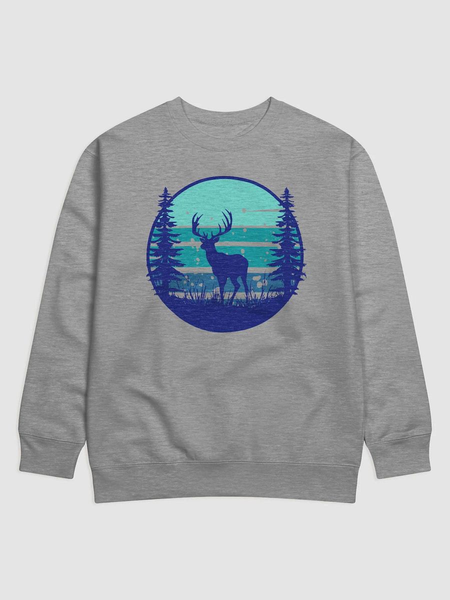 A Majestic Elk In The Woods At Night Sweatshirt product image (7)