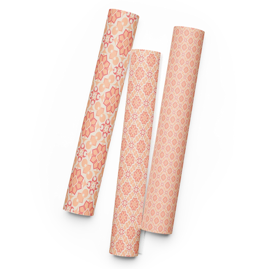 Peach Mosaic Wrapping Paper product image (3)