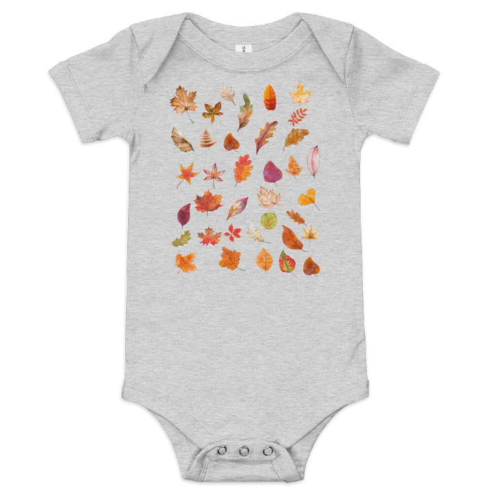 Autumn Leaves Collage Baby Bodysuit product image (1)