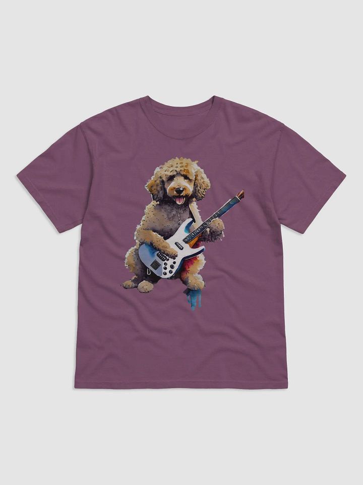 Rock Out with Your Pup: Labradoodle Electric Guitar Tee product image (1)