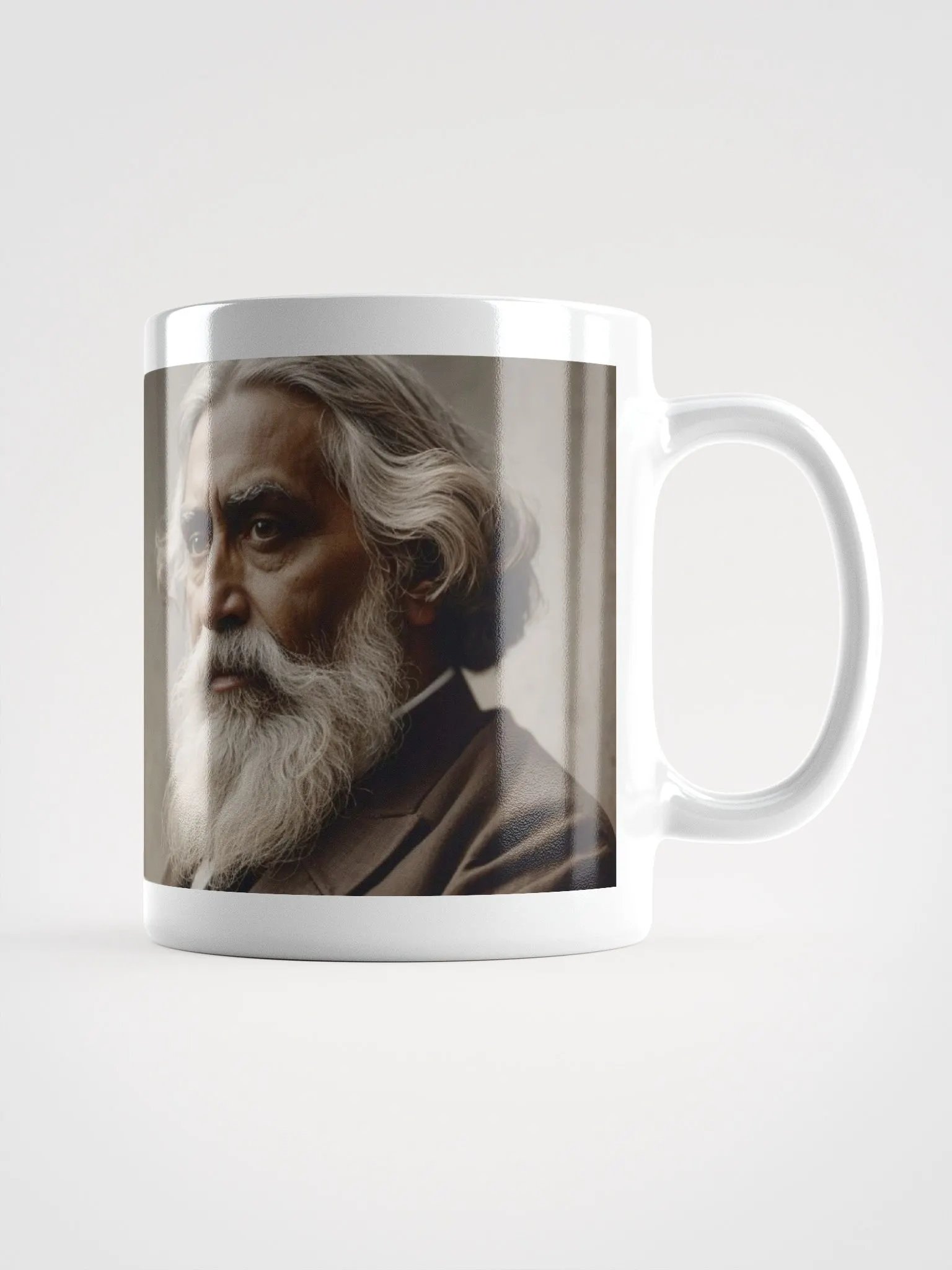 Rabindranath Tagore Portrait White Mug product image (2)